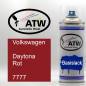 Preview: Volkswagen, Daytona Rot, 7777: 400ml Sprühdose, von ATW Autoteile West.